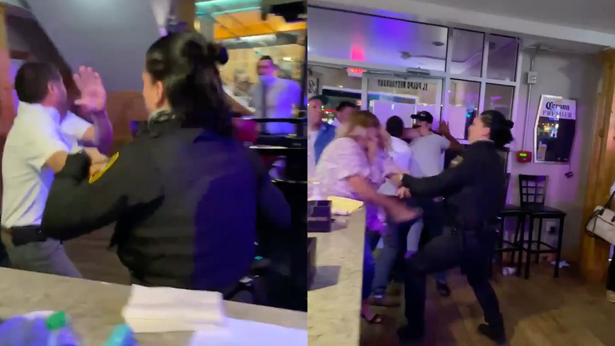 Beveiliger in Texas maakt met martial arts moves einde aan ruzie in restaurant
