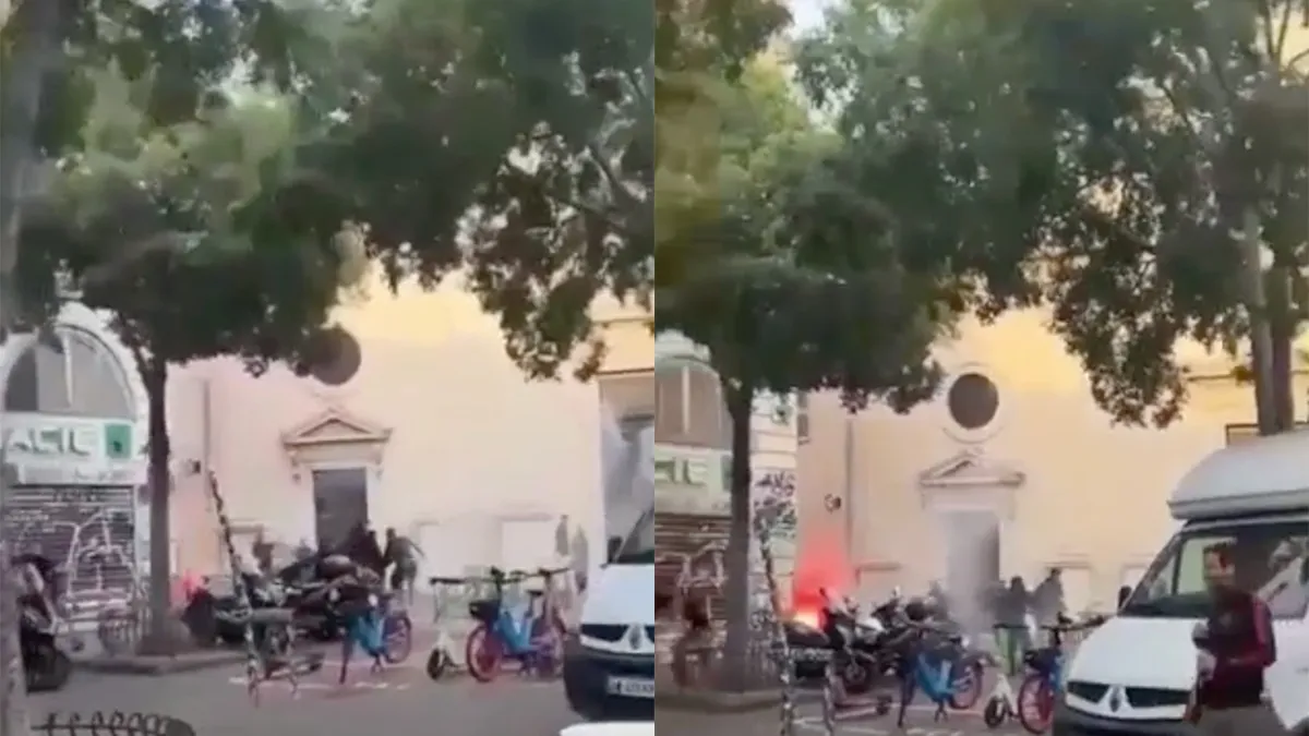 Feyenoord hooligan duidelijk buiten westen na treffen met hooligans van Marseille