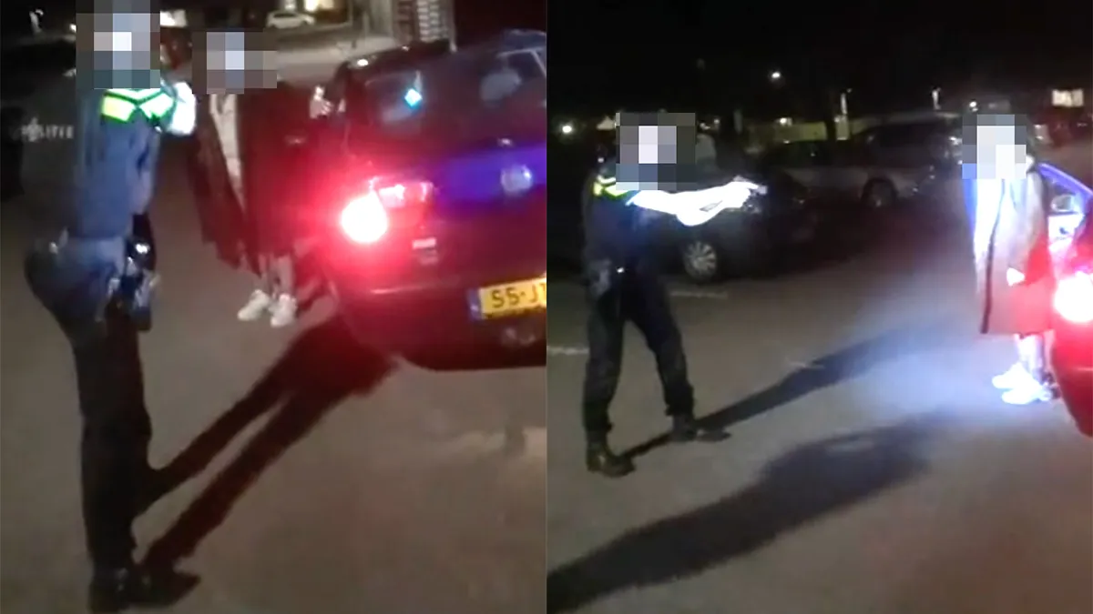 Gezellige aanhouding in Emmeloord: 'Denk je dat ik bang ben'
