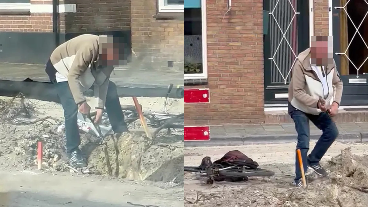 Hele brutale koperdief slaat op klaarlichte dag zijn slag in Almelo