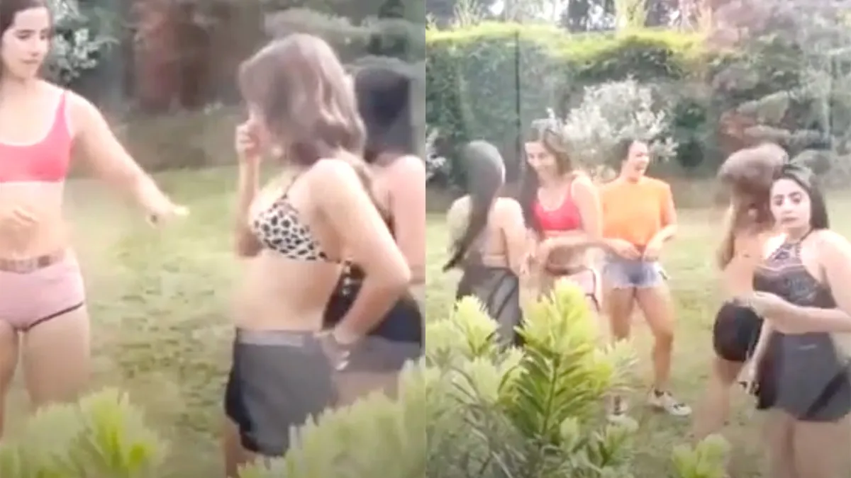 Het bewijs dat dames ook weleens ranzige geintjes met elkaar uithalen