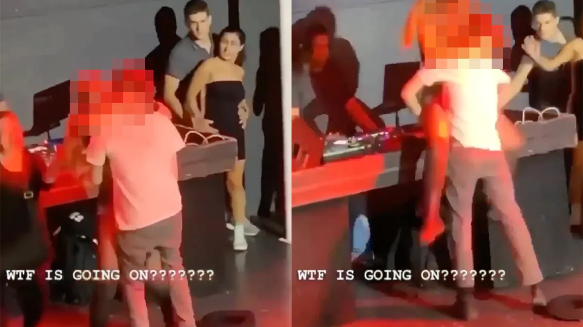 "Ik weet niet hoelang de DJ nog blijft draaien, maar ik ga je nu hier doen"