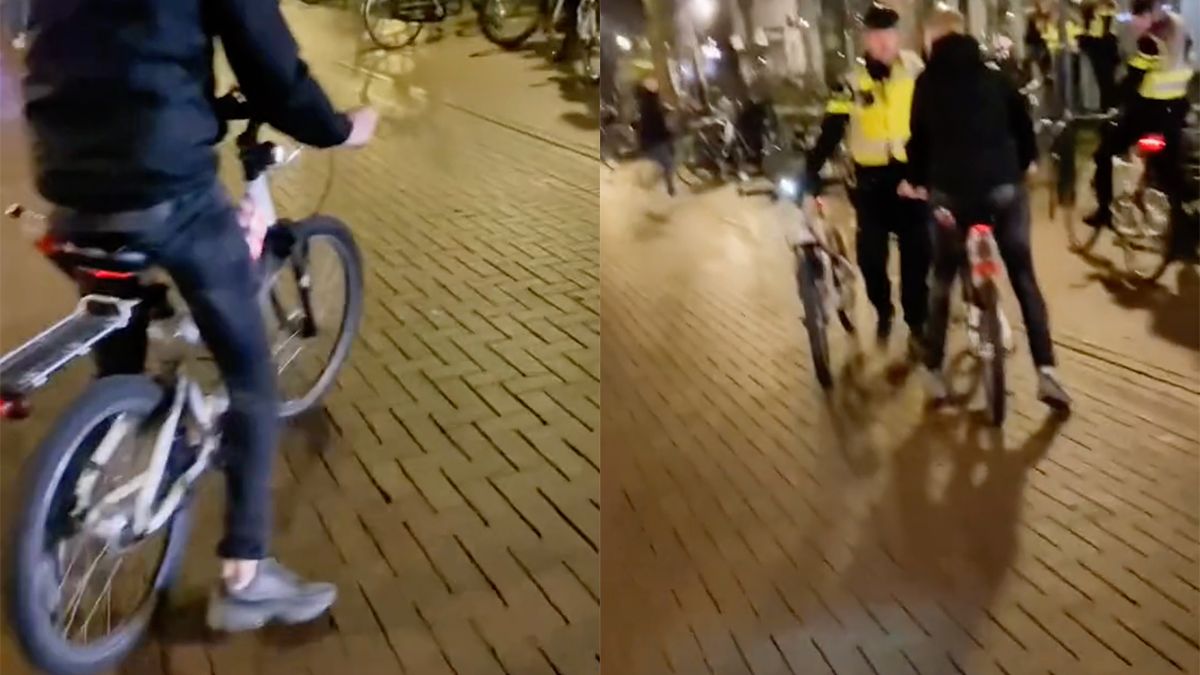 Jongen steelt fiets van een agent, maar fietst de verkeerde kant op