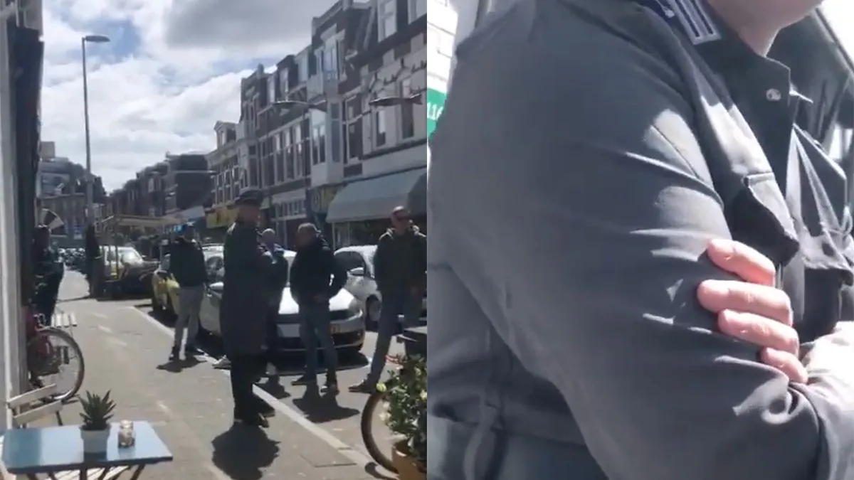 Nee joh, vandaag de dag kun je best in een Nazi-outfit over straat...