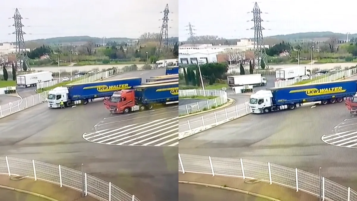 Ook bij een vrachtwagen moet je dus altijd controleren of de handrem aan staat