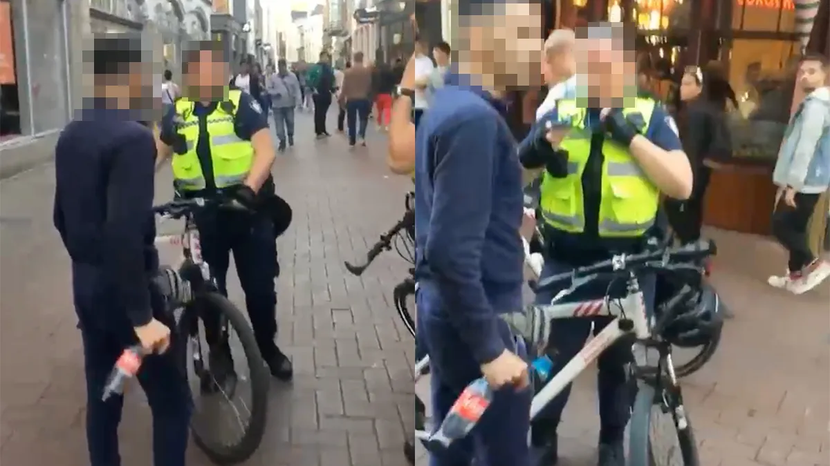 Strijders pakken fietsende Handhavers aan, krijgen zelf boete voor verstoring openbare weg