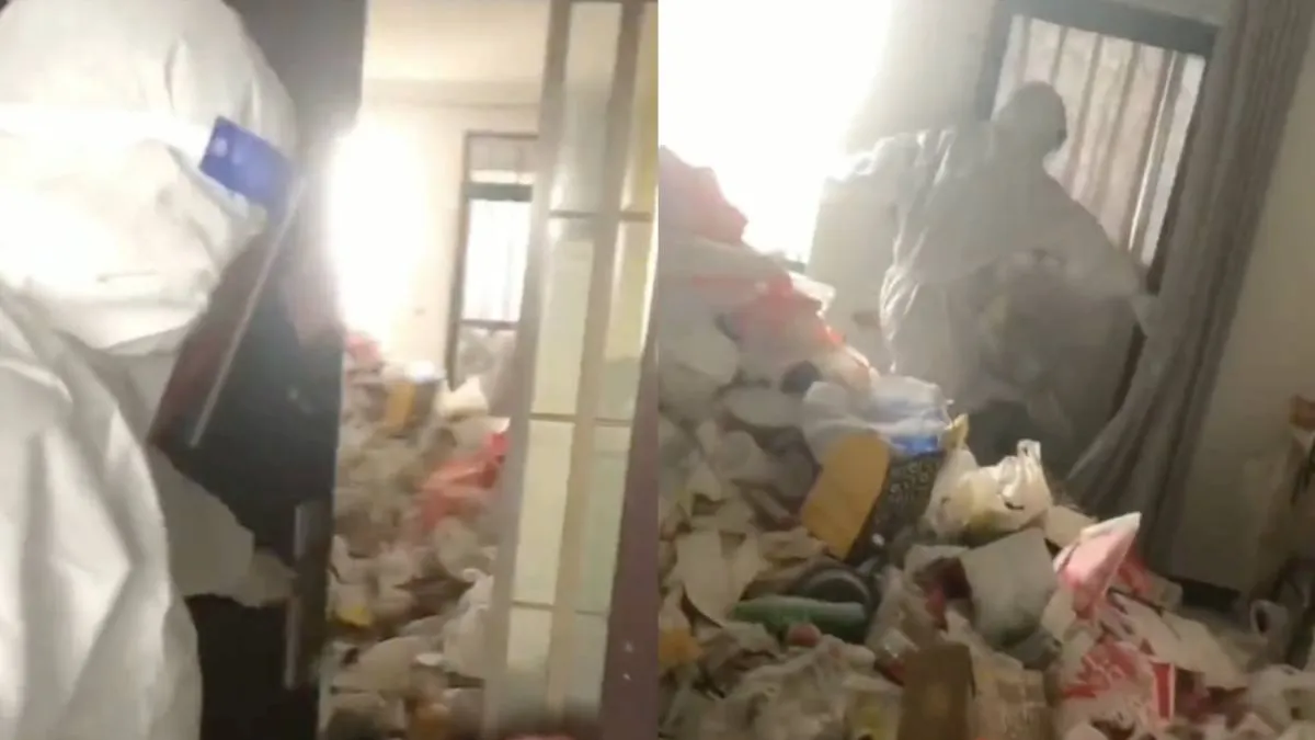 Chinese jongedame vergat twee jaar lang het huisvuil weg te gooien