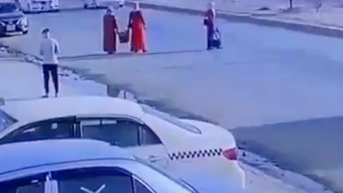 Overstekende dame creëert nogal wat chaos in Egypte