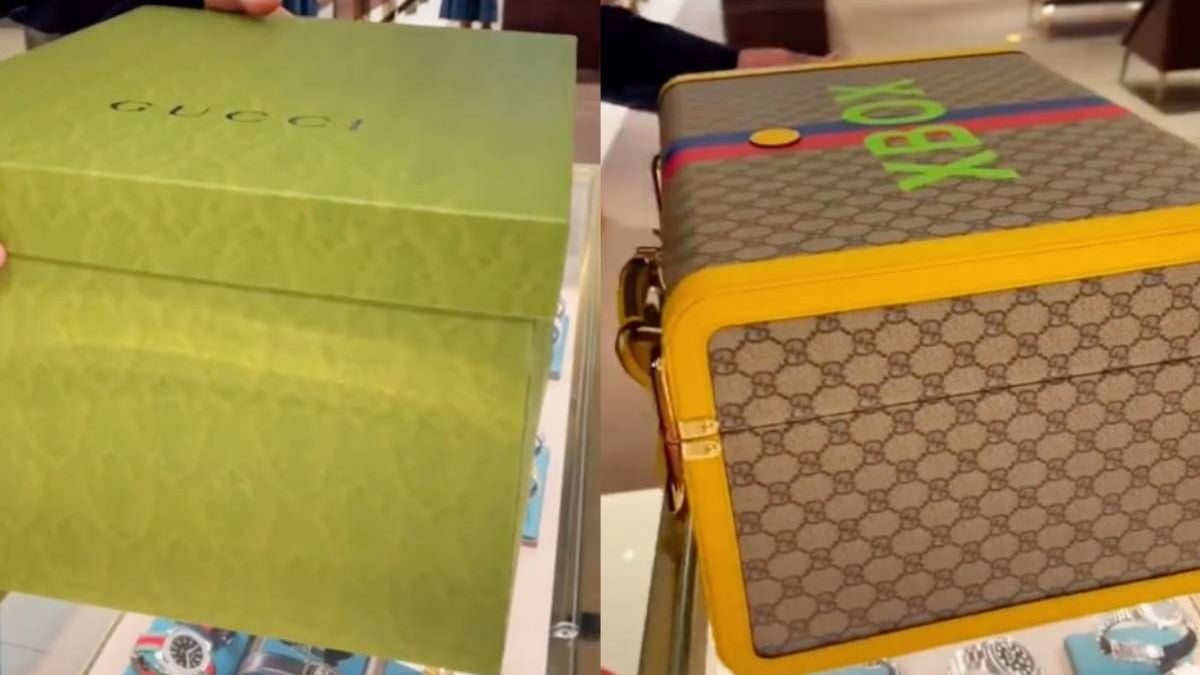 En zo ziet een Gucci Xbox van 10.000 dollar er dus uit