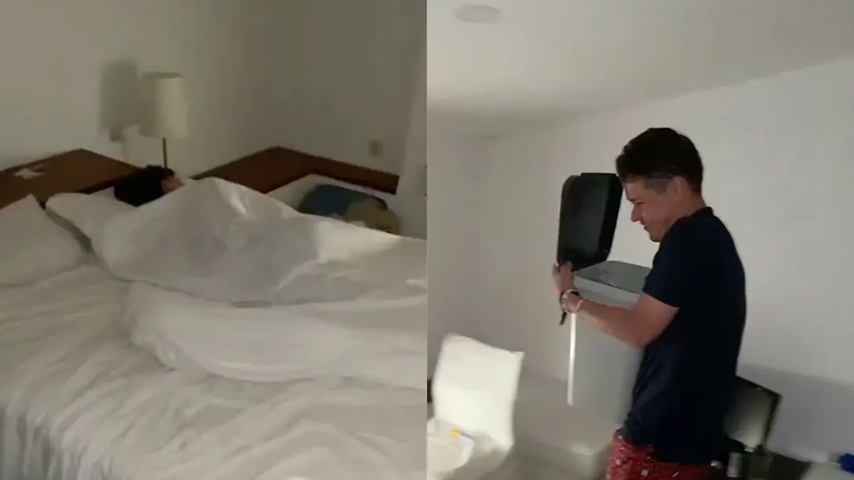 Chris kan na zijn onverwachte douche zeker op zoek naar nieuwe vrienden