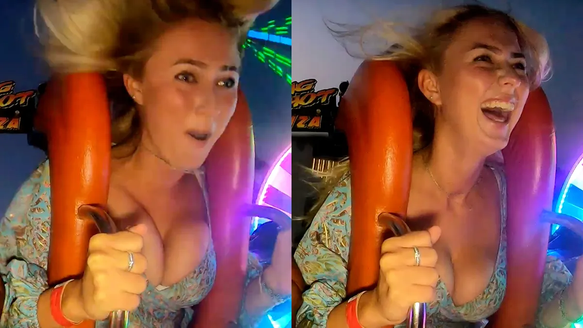 De hele video van Nederlandse dame die eigen 'Airbags' mee neemt in Slingshot
