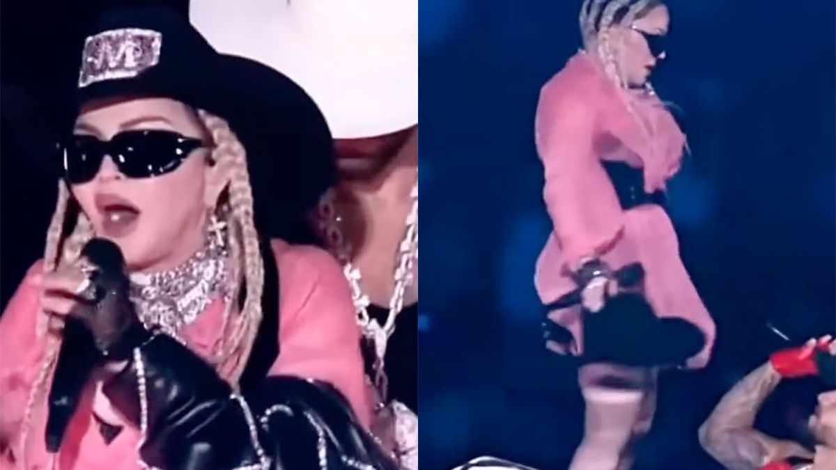 Gewoon een fragment van een optreden van Madonna in 2022