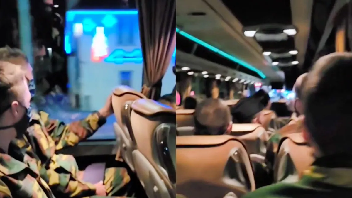 Soldaten maken excursie langs dames van plezier