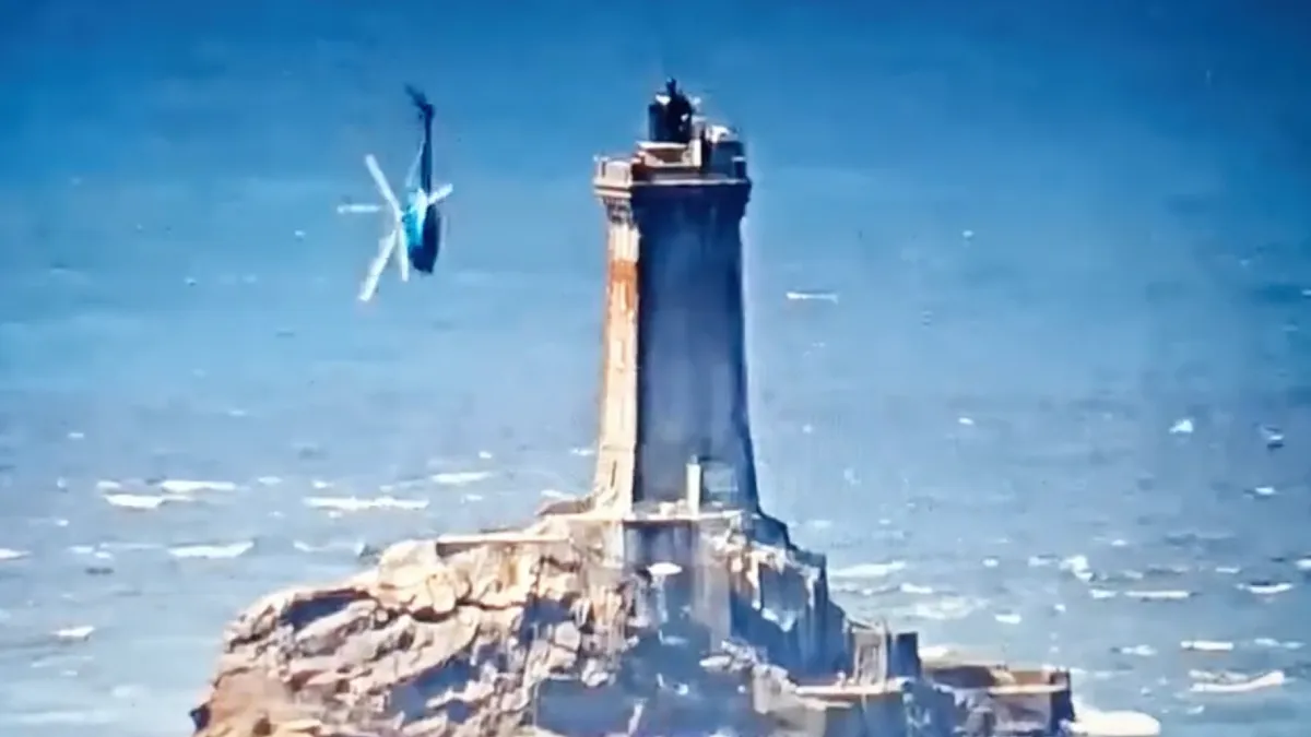 Helikoptercrash net aan voorkomen bij Franse vuurtoren La Vieille