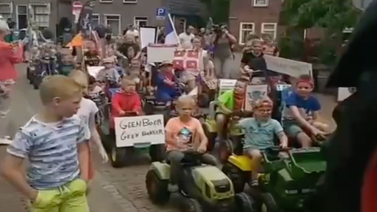 Jongste boeren demonstreren ook voor hun toekomst