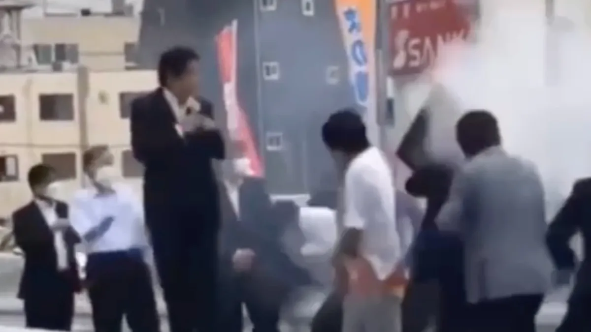 Nieuwe beelden van aanslag op voormalige Japanse minister-president Shinzo Abe