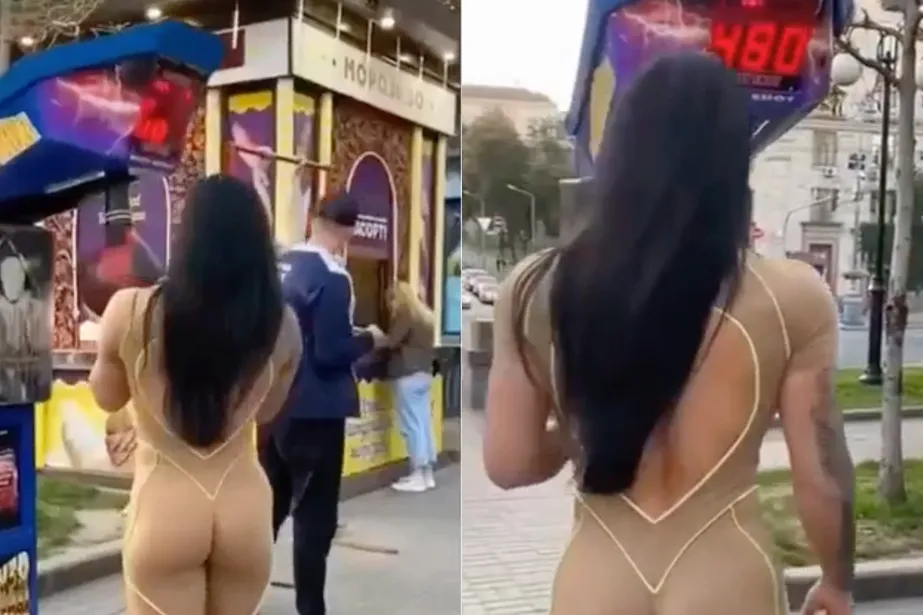 Dame haalt heel aardig uit op boksbal