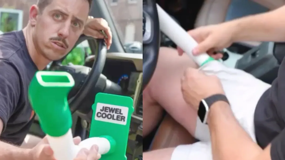 Dankzij deze uitvinding blijven je juwelen gekoeld tijdens het rijden in de zomer 