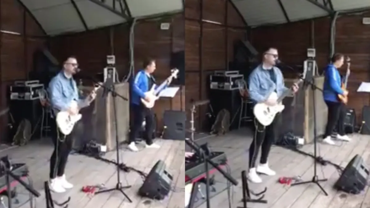 Bandje speelt door terwijl publiek lastig op de been blijft