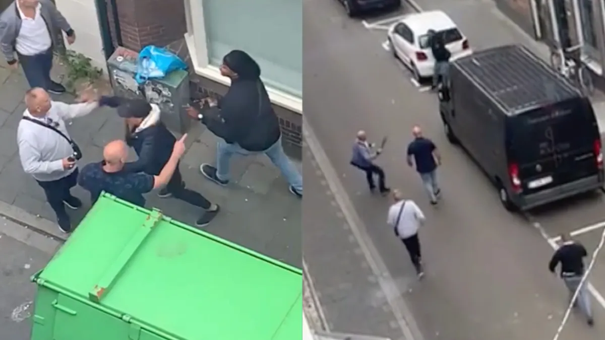 Beelden van schietpartij Groningen waarbij 3 gewonden vielen