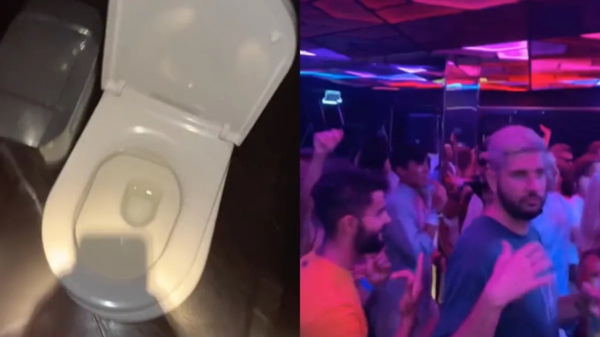 In deze wc op Ibiza zit je lekker dicht op het vuur
