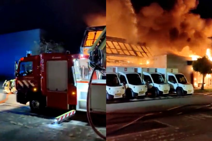 Brand bij Picnic in Almelo heeft pand volledig verwoest