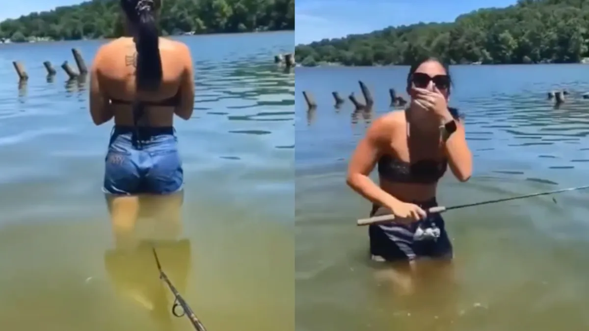 Vissen met je vriendinnetje kan ook gewoon heel leuk zijn