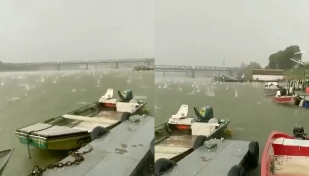 Moeder natuur schiet met extreme hagel in Italië
