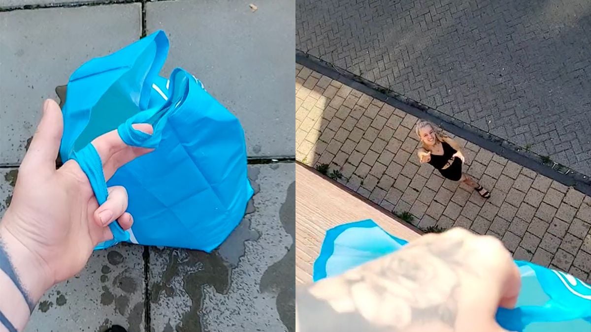 Man geeft vriendin een tas aan en slaapt de rest van de week op de bank
