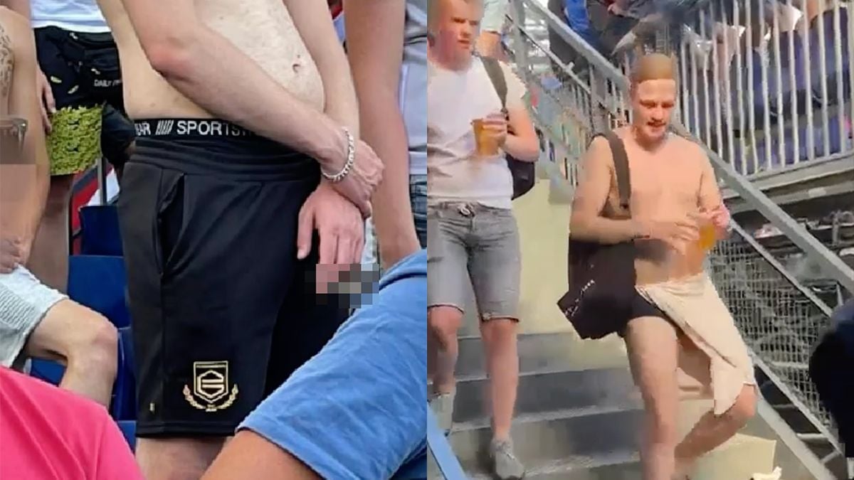 Man trekt FC Groningen broekje aan naar de Kuip, gaat in onderbroek naar huis