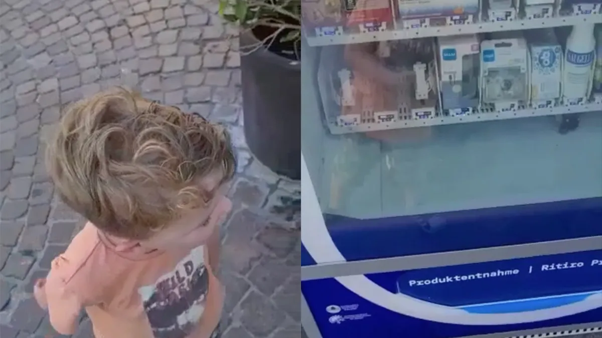 Papa, ik wil die mooie raket uit de automaat