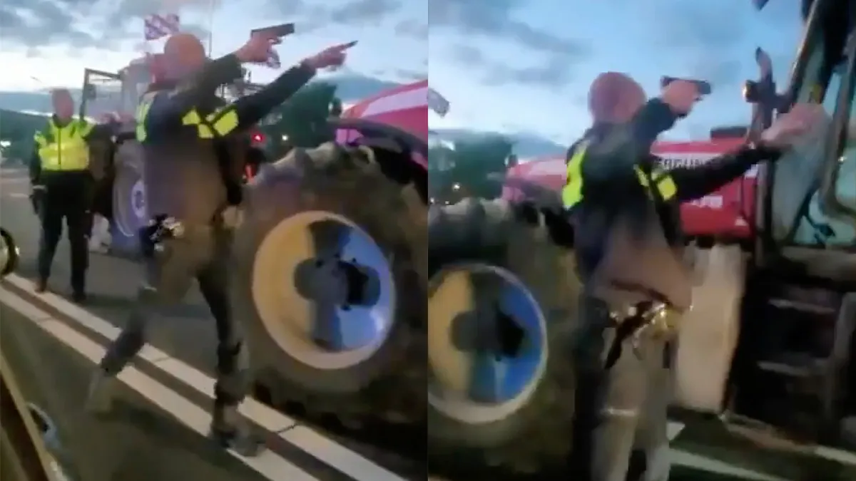 Politie lost waarschuwsingsschoten in Heerenveen