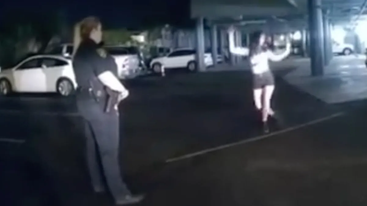 Florida: over rechte lijn lopen lukte niet, dus dan maar een dansje