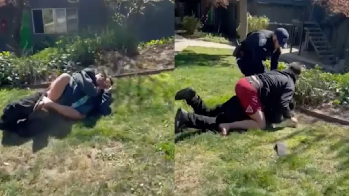 Braziliaans jiu jitsu instructeur maakt reclame voor Braziliaans jiujitsu tijdens aanhouding