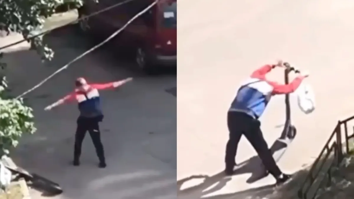 Amateur kosmonaut snapt helemaal niets meer van e-step