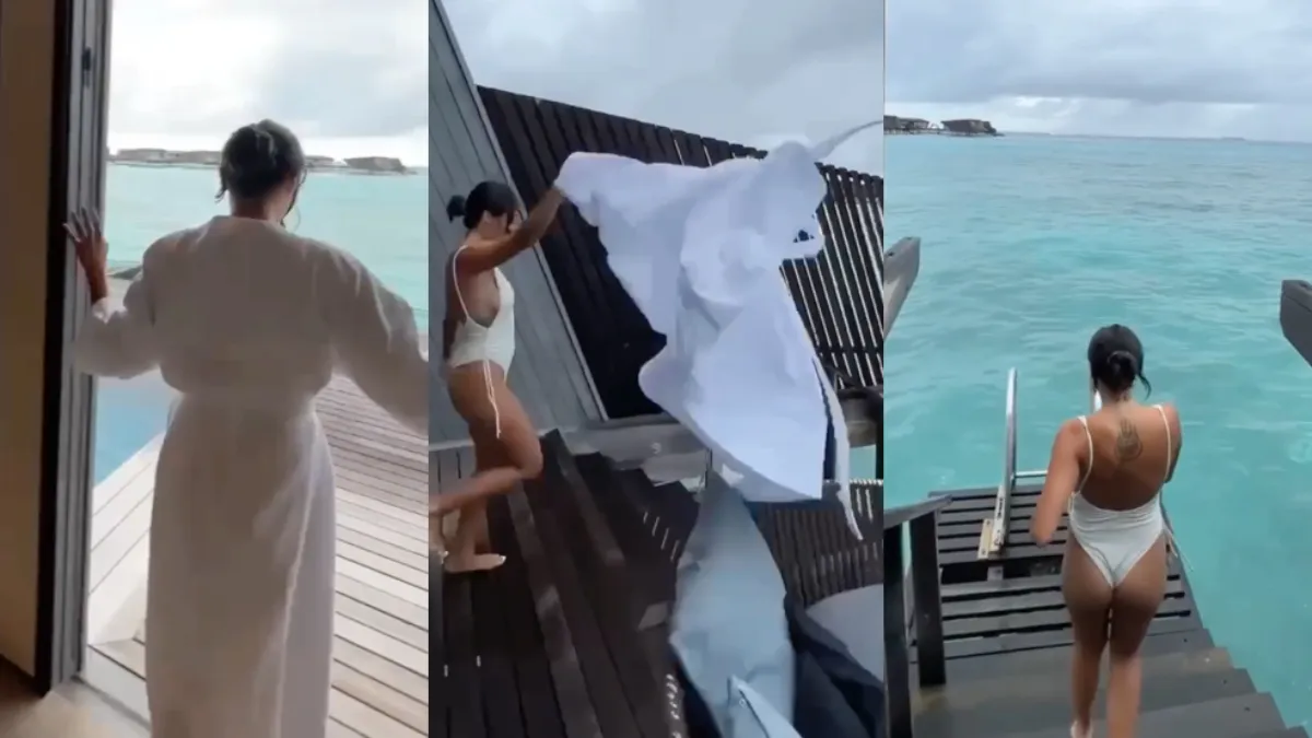 Niet alles blijkt perfect in watervilla van influencer aan het werk