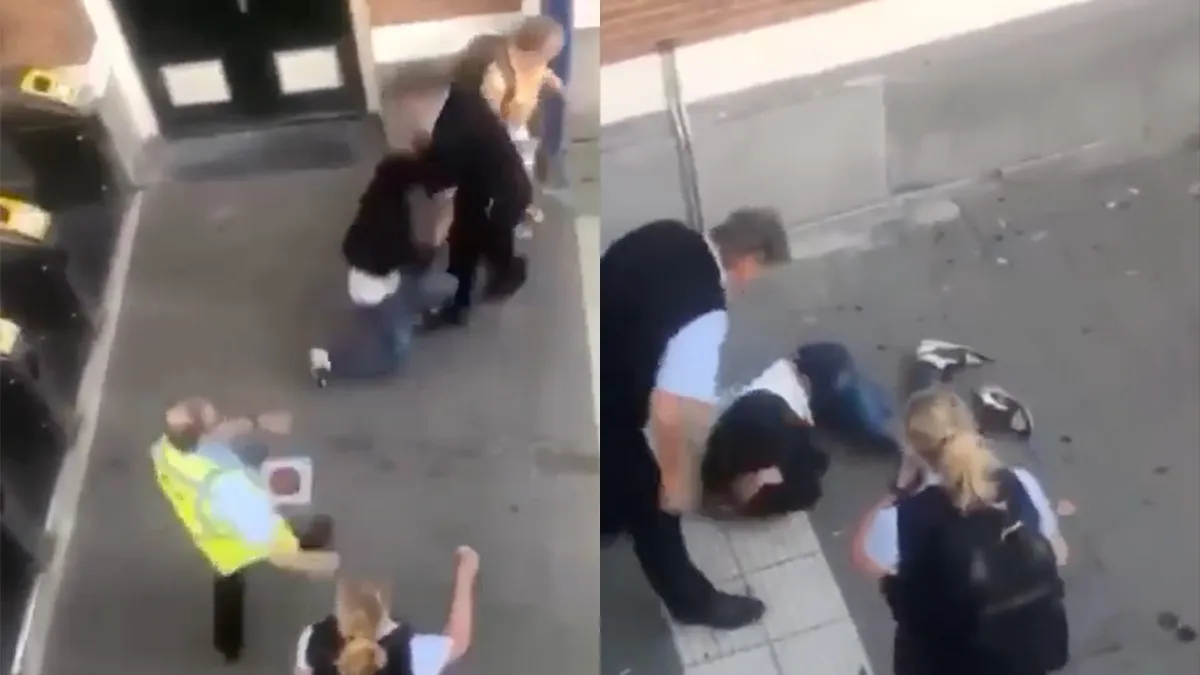 Conducteur laat zich niet bedreigen, tilt man op en smijt deze op de grond van station Hoorn