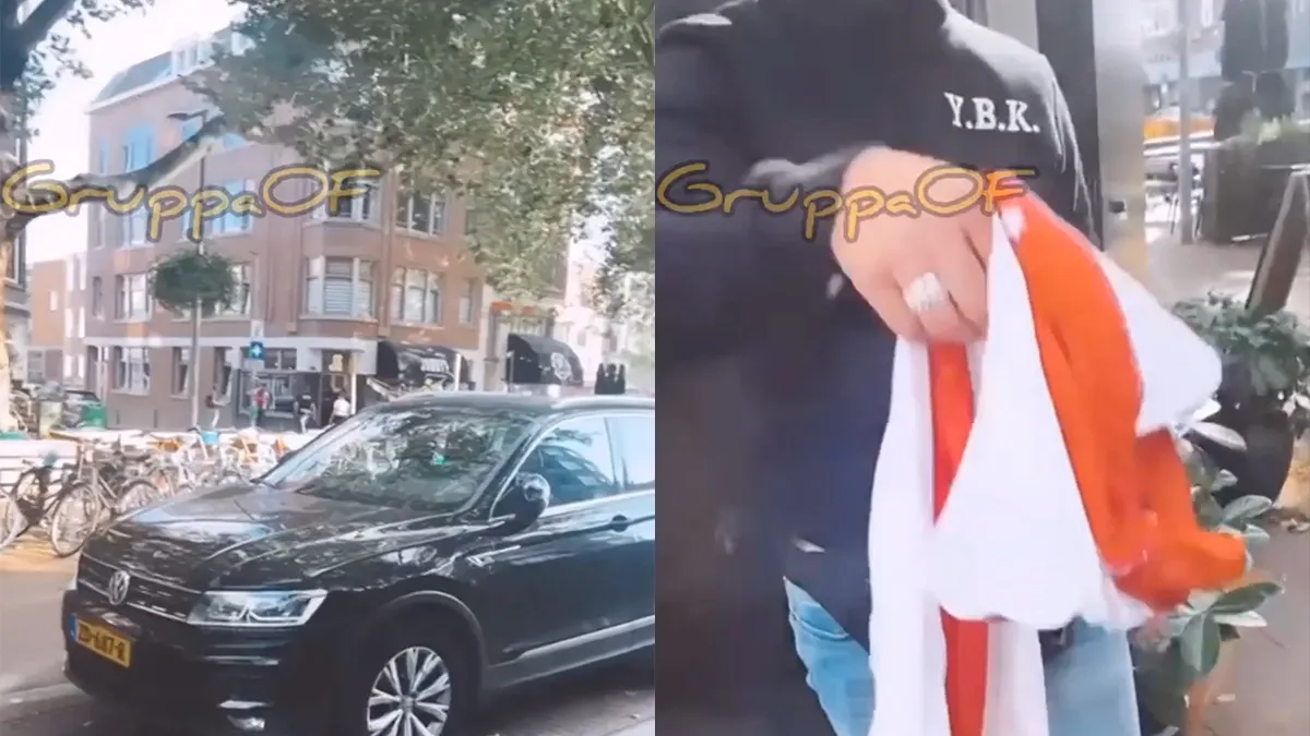Fans van Excelsior zien iemand in Ajax-shirt in Rotterdam en nemen shirt in beslag