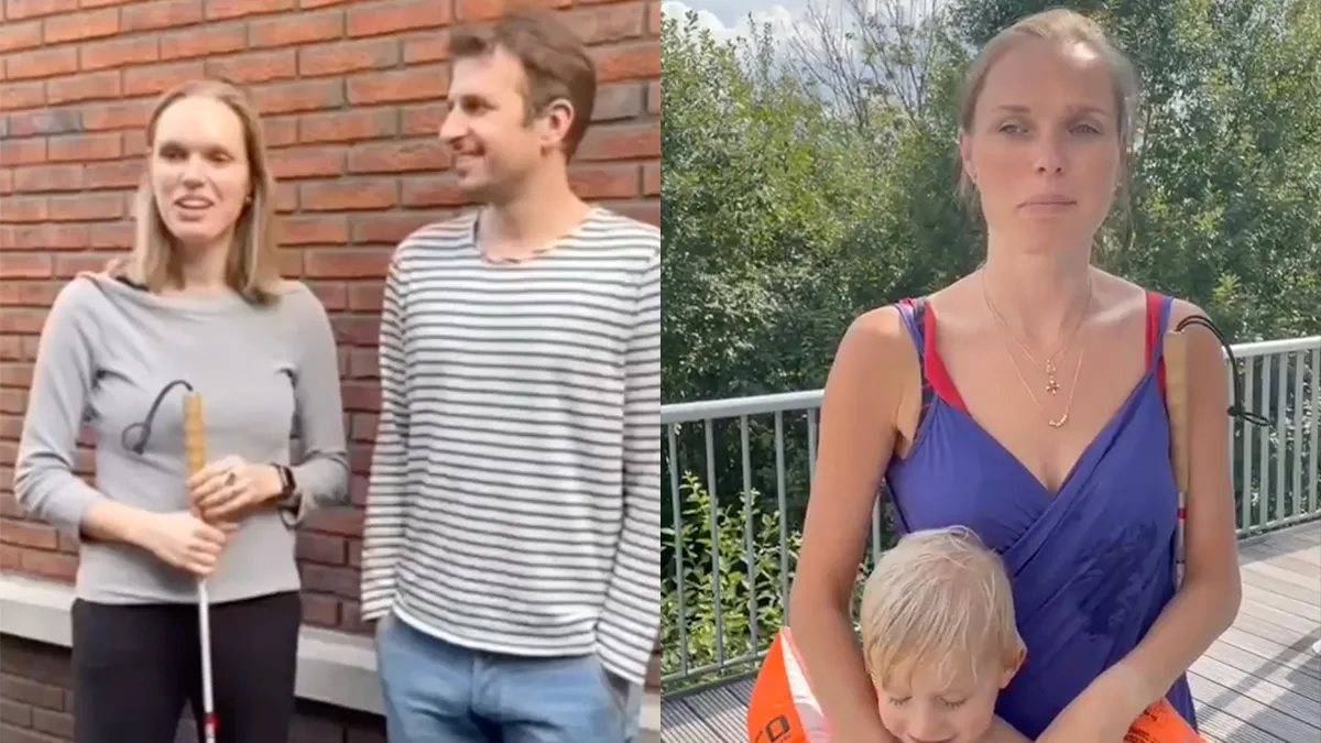 Gewoon een "Hoi ik ben Tjarda en ik ben bijna blind" compilatie