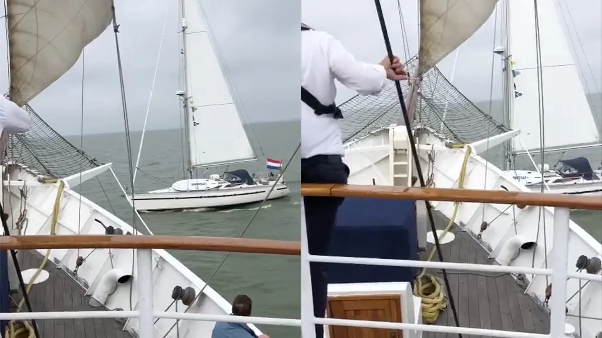 Kapitein mist zeker boot niet en vaart tegen andere boot aan