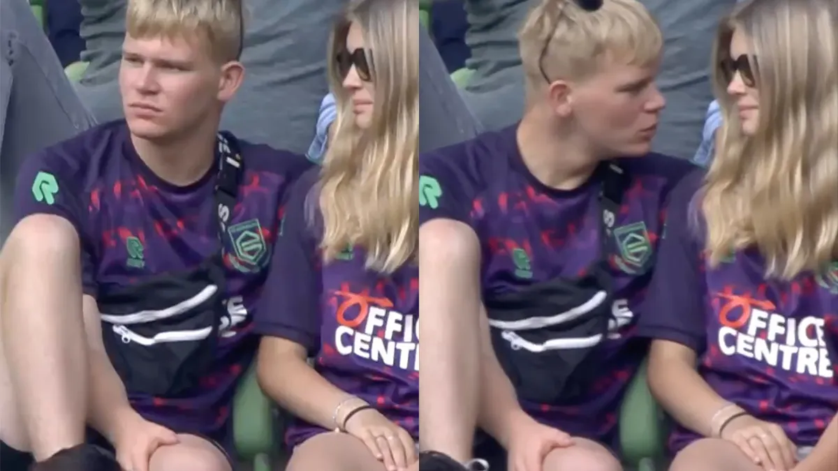 Man zegt duidelijk iets verkeerds tegen vrouw tijdens wedstrijd FC Groningen