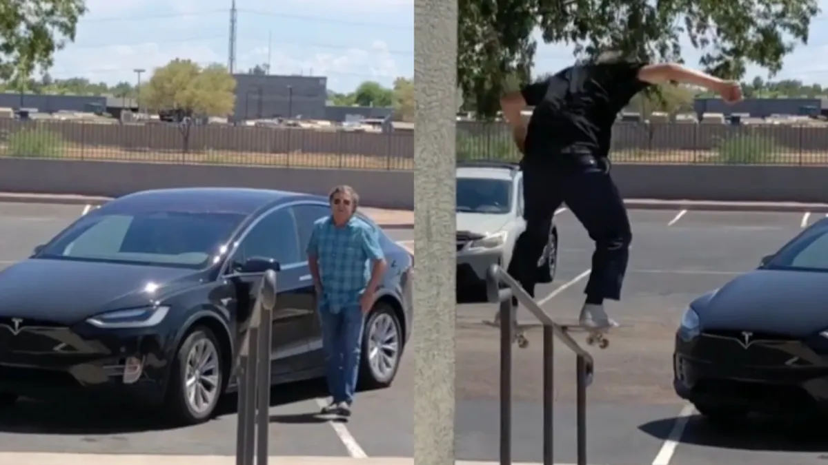 Trek anders even een vuurwapen omdat iemand aan skateboarden is