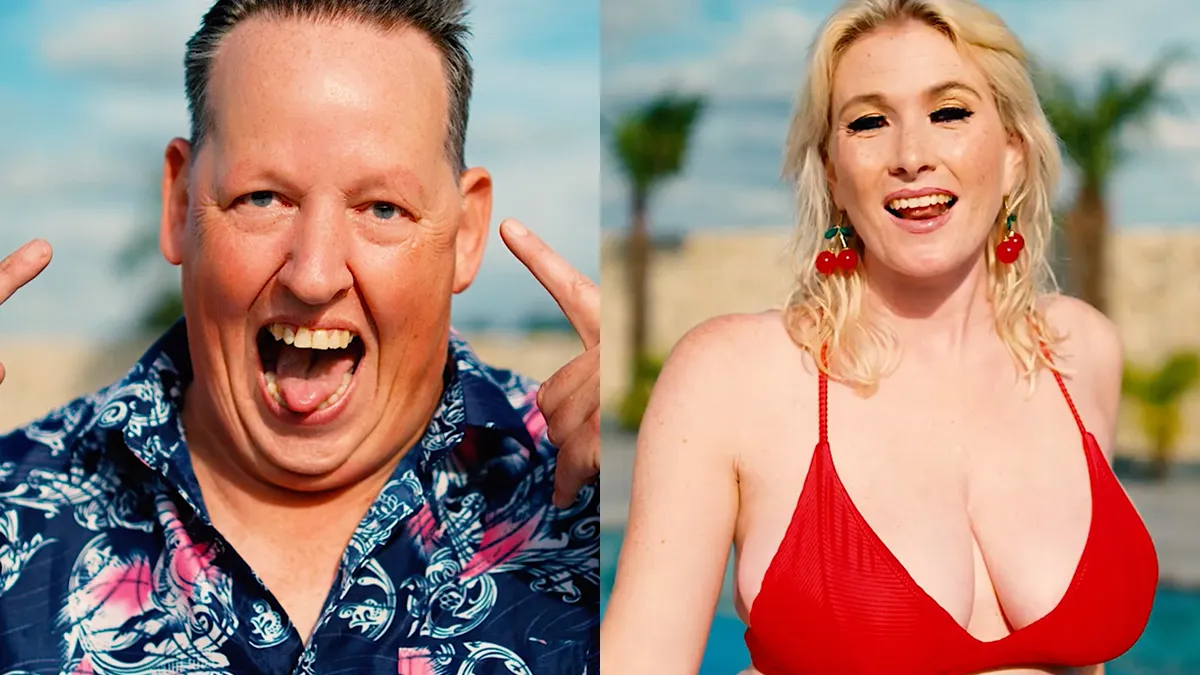 Andre Pronk kan wel een kunstje op IrisQueen in nummer 'Banana'