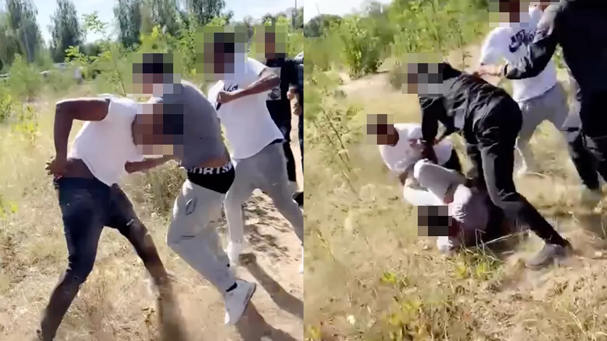 Beelden steekpartij na ruzie bij school in Hilversum gaan rond op social media