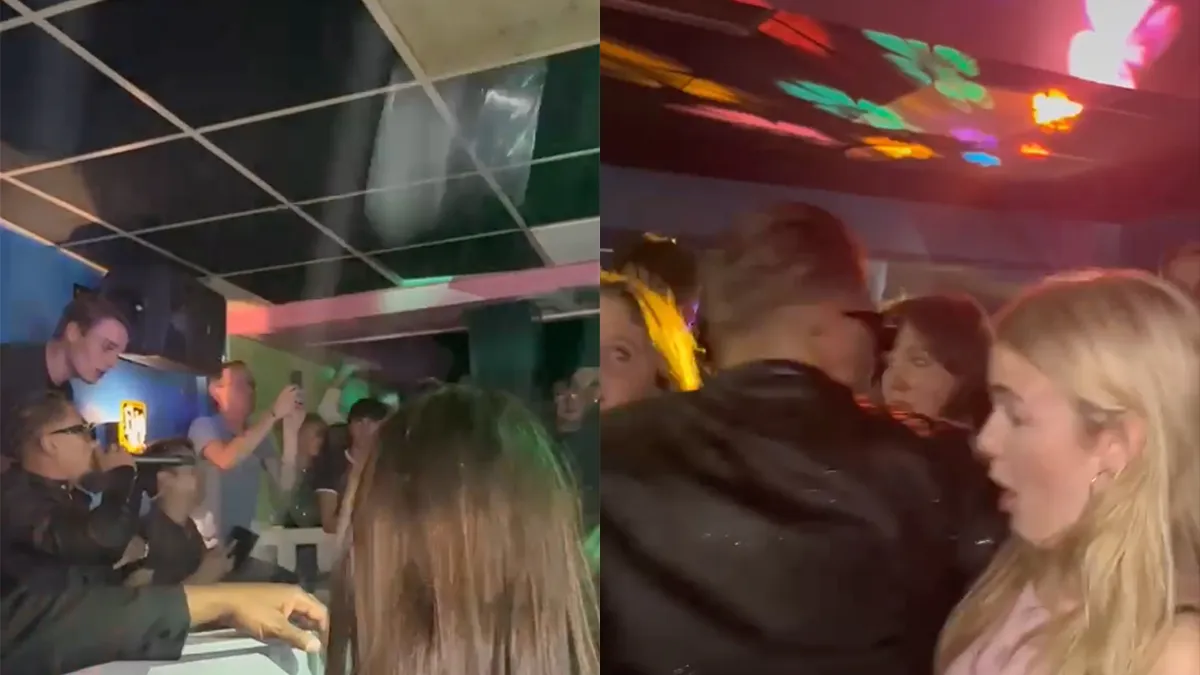 Ex on the Beach trilkonijn Harrie Snijders krijgt bierdouche en loopt weg