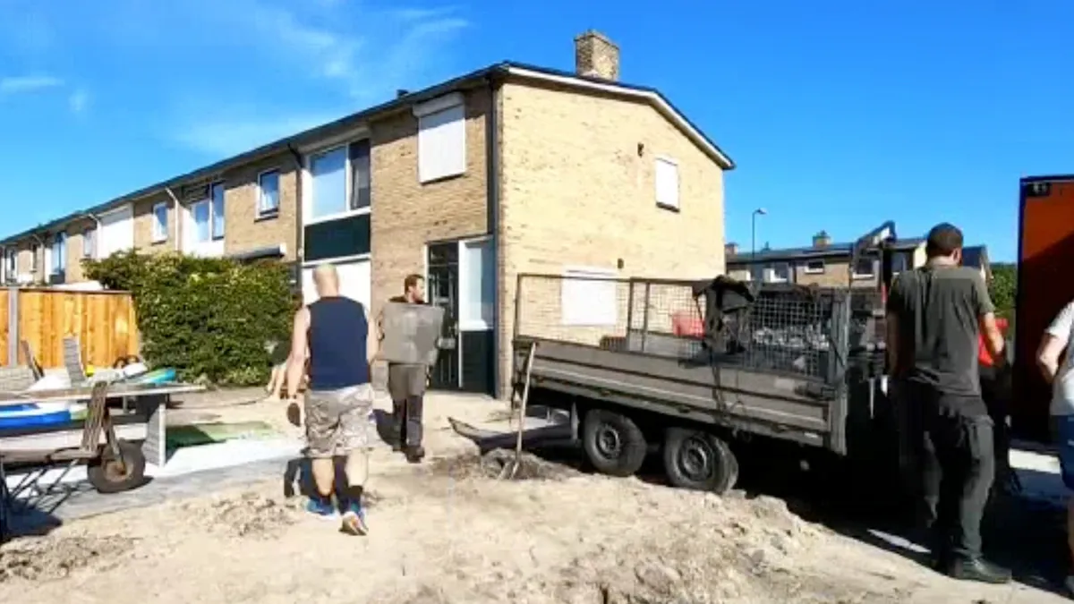 Particulier weigert te betalen, dus hoveniersbedrijf haalt tuin weer leeg