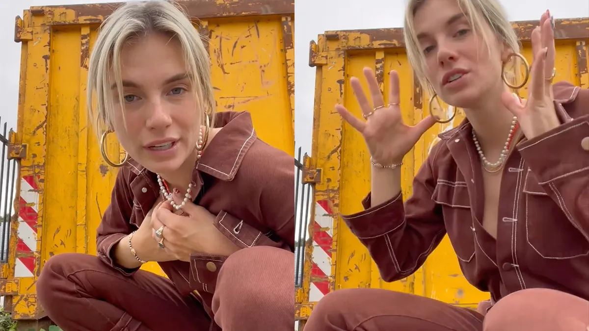 Zangeres Maan heeft een heel klein oeps momentje in haar Instagram Stories