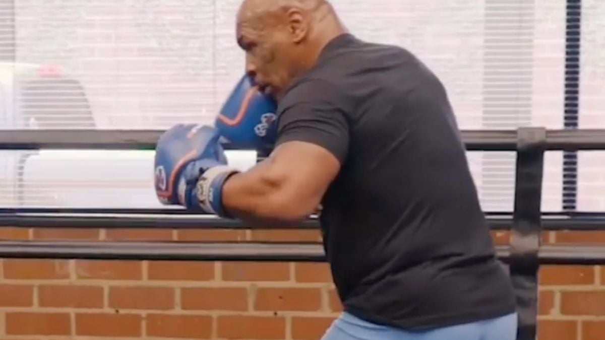 56-jarige Mike Tyson kan het nog steeds