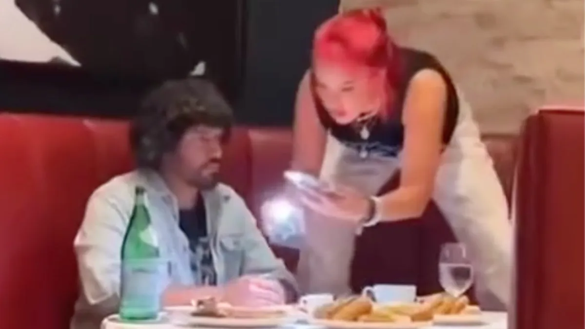Influencer moet voor het eten haar creativiteit nog even kwijt