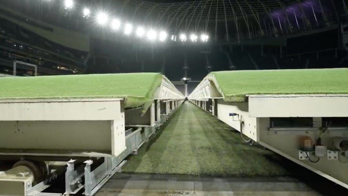 Best een pittige klus om Tottenham Hotspur Stadion klaar te maken voor NFL wedstrijden